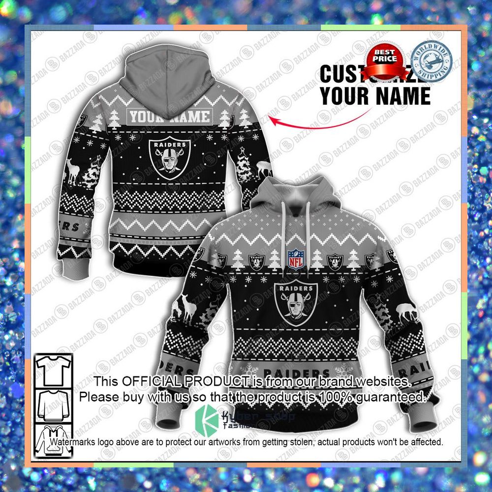 Personalized Xmas Las Vegas Raiders Shirt, Hoodie 6 Personalized Xmas Las Vegas Raiders Shirt, Hoodie word3