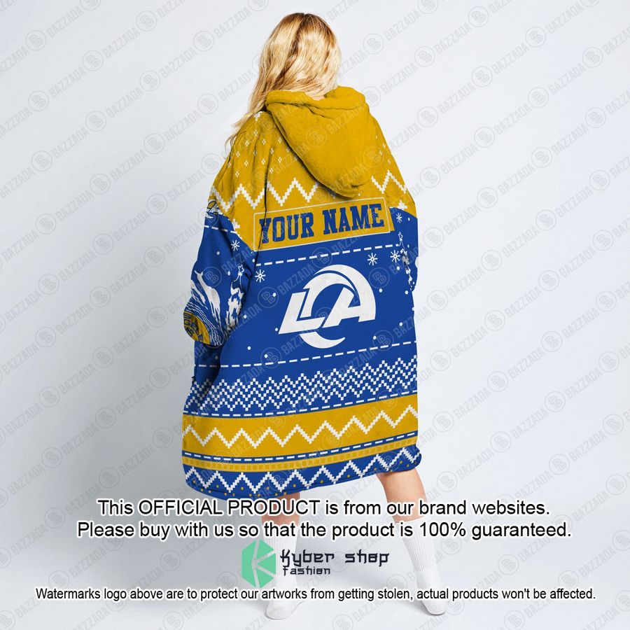 Personalized Xmas Los Angeles Rams Oodie Blanket Hoodie 5 Personalized Xmas Los Angeles Rams Oodie Blanket Hoodie word2