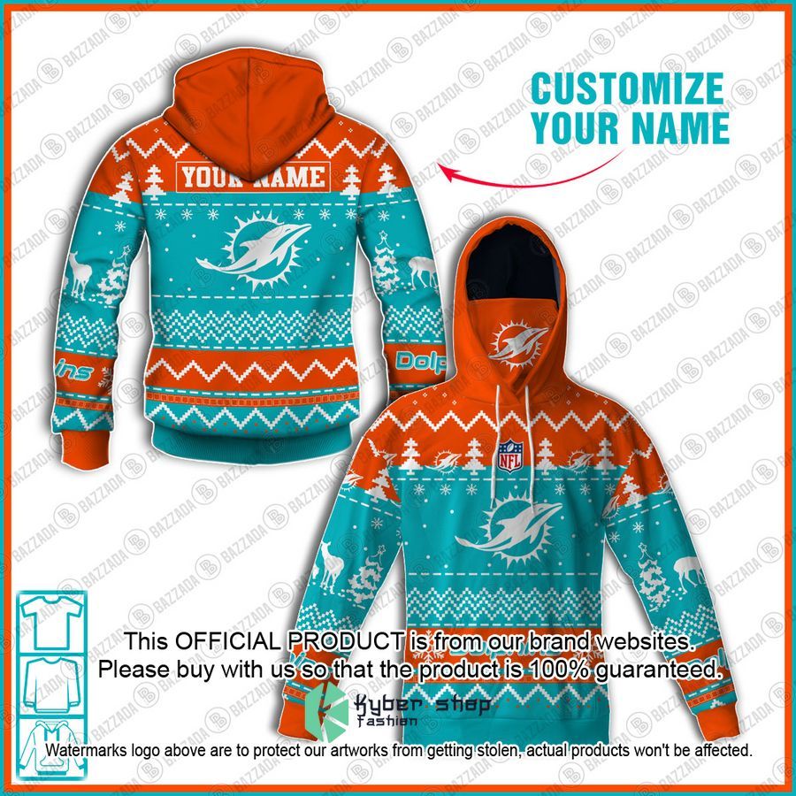 Personalized Xmas Miami Dolphins Shirt, Hoodie 3 Personalized Xmas Miami Dolphins Shirt, Hoodie word3