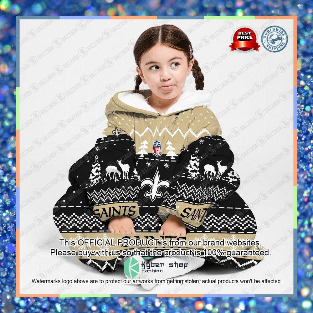 Personalized Xmas New Orleans Saints Oodie Blanket Hoodie 6 Personalized Xmas New Orleans Saints Oodie Blanket Hoodie word3