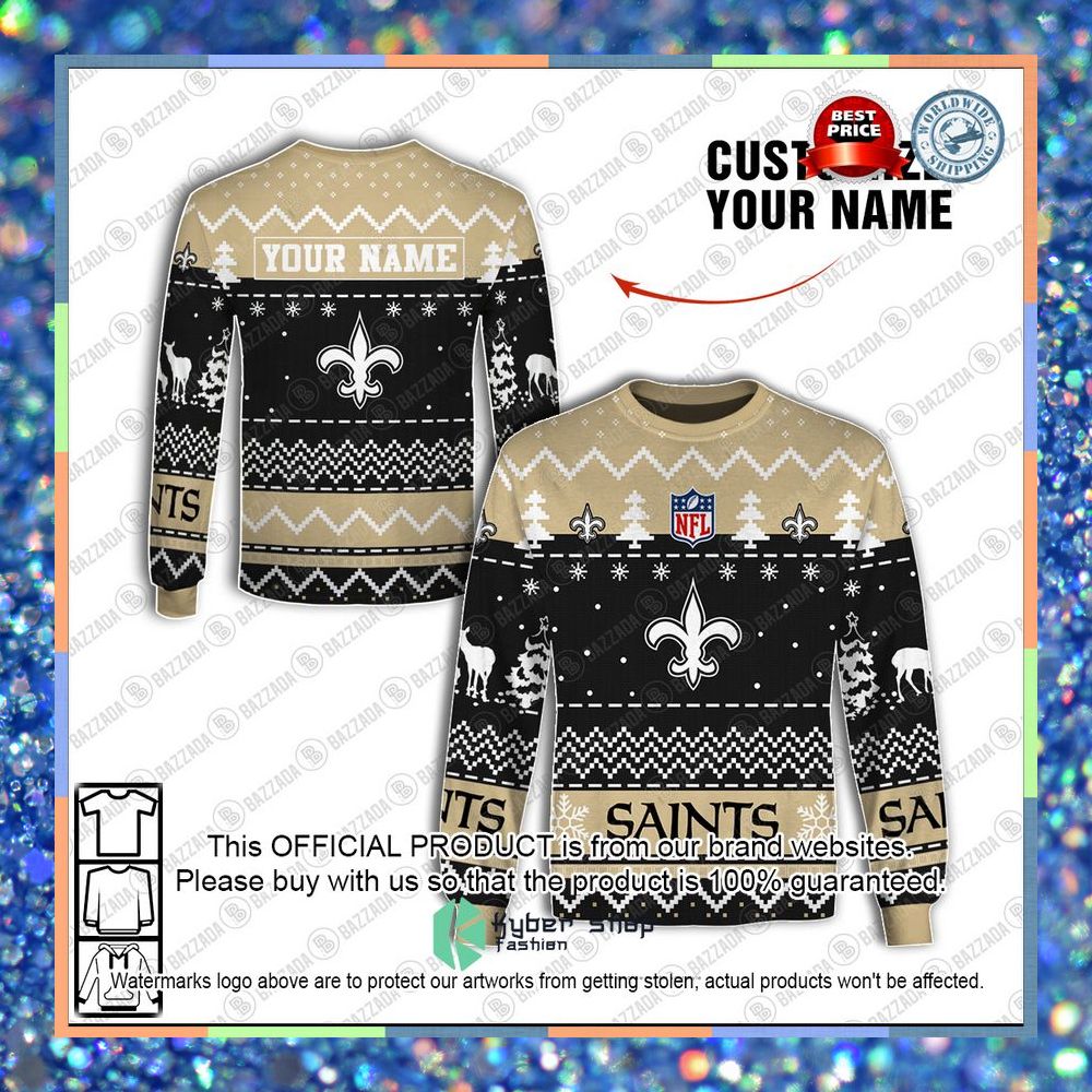 Personalized Xmas New Orleans Saints Shirt, Hoodie 10 Personalized Xmas New Orleans Saints Shirt, Hoodie word1