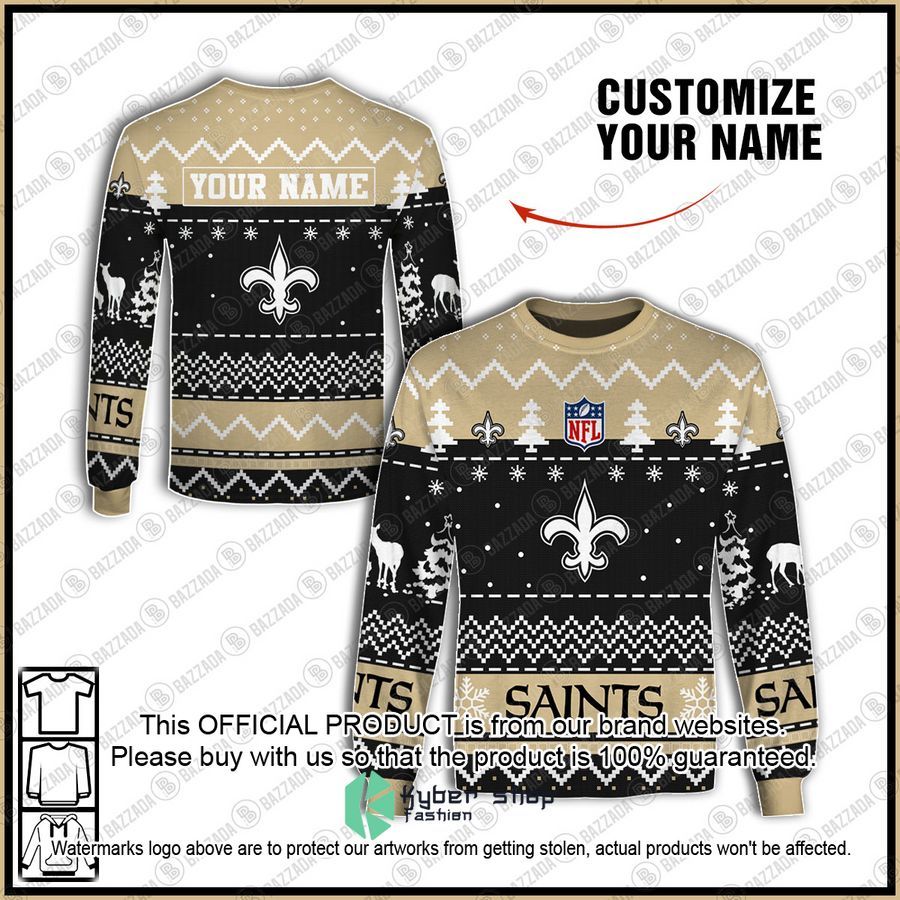 Personalized Xmas New Orleans Saints Shirt, Hoodie 5 Personalized Xmas New Orleans Saints Shirt, Hoodie word1