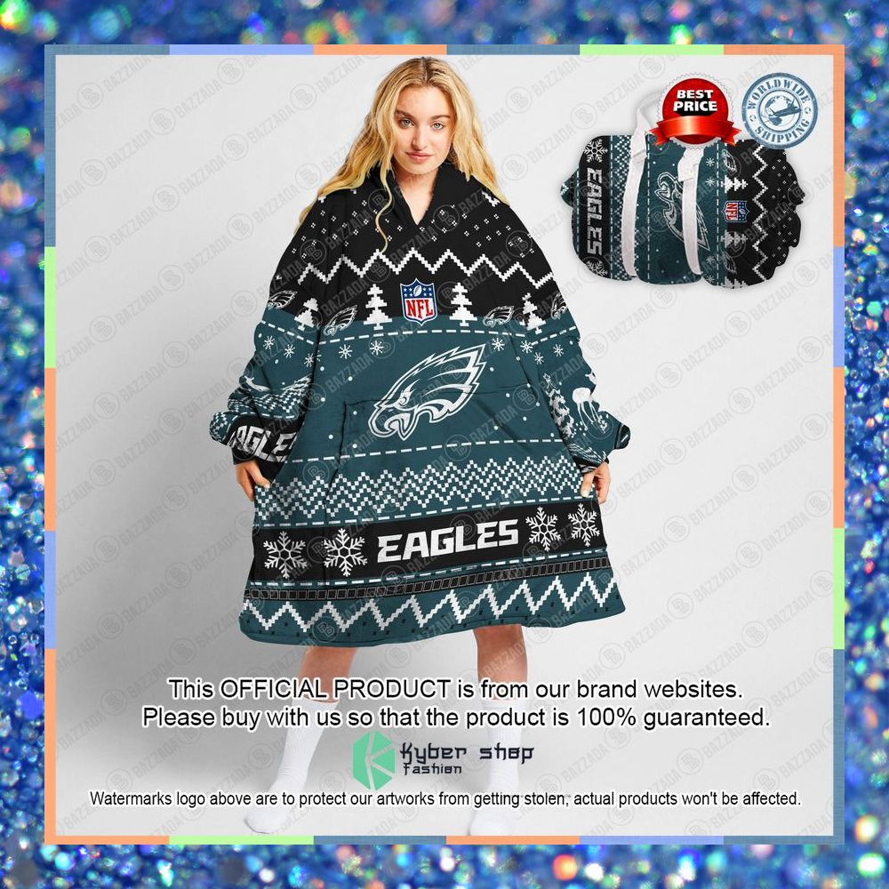 Personalized Xmas Philadelphia Eagles Oodie Blanket Hoodie 6 Personalized Xmas Philadelphia Eagles Oodie Blanket Hoodie word3