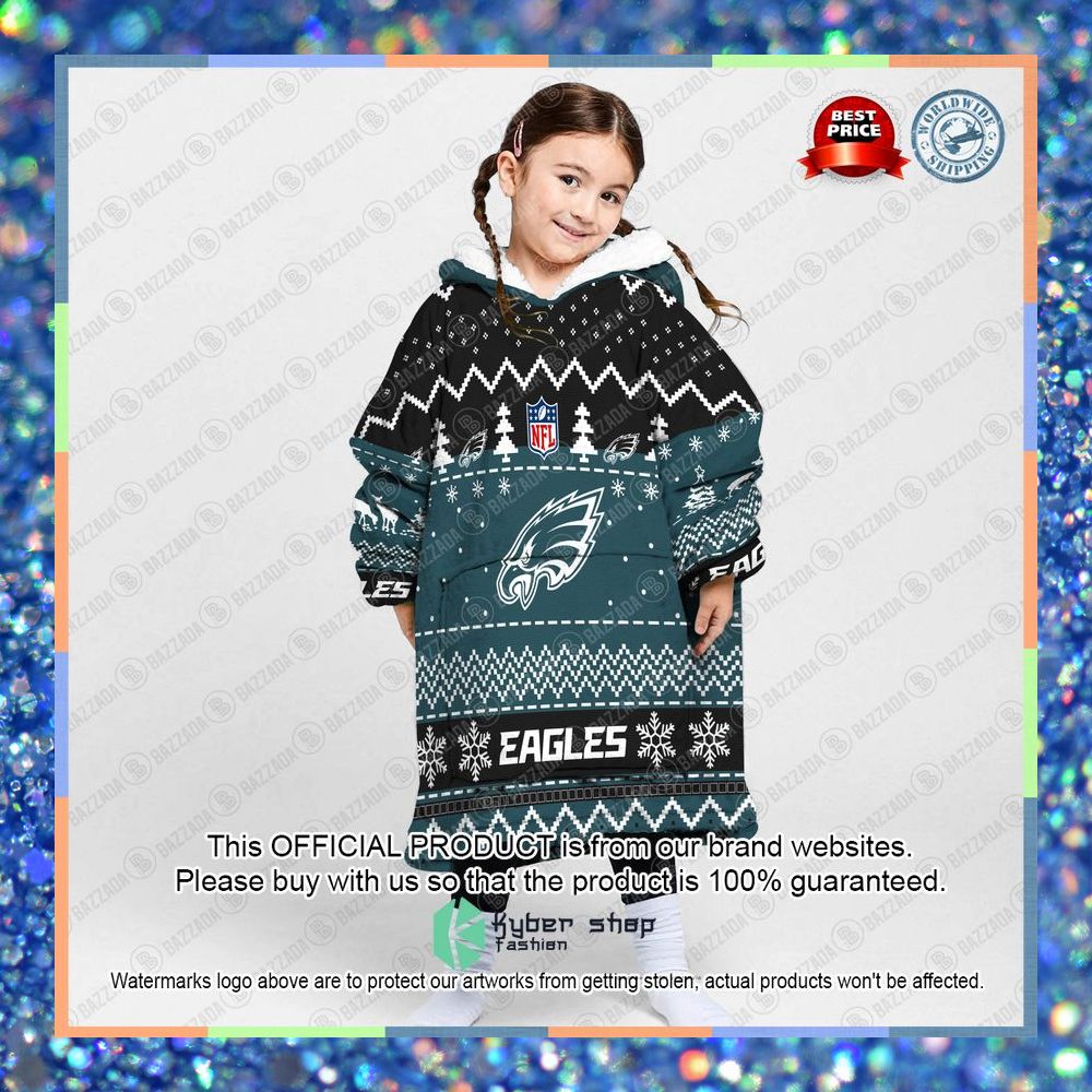 Personalized Xmas Philadelphia Eagles Oodie Blanket Hoodie 8 Personalized Xmas Philadelphia Eagles Oodie Blanket Hoodie word3