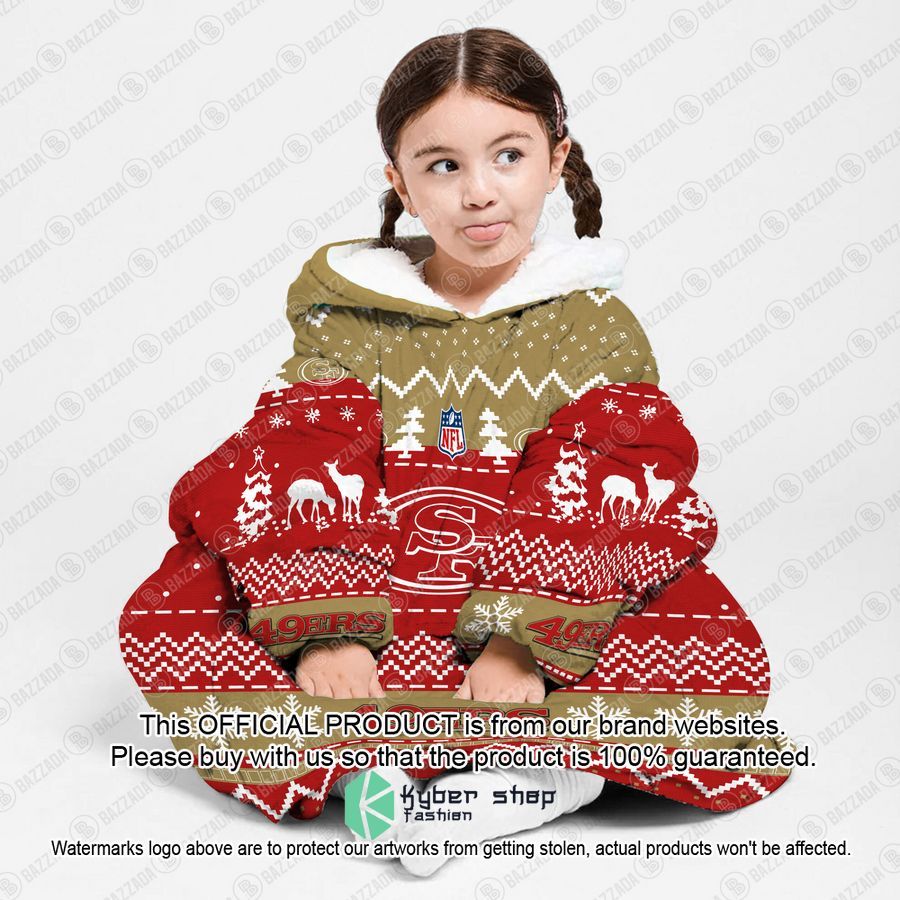 Personalized Xmas San Francisco 49ers Oodie Blanket Hoodie 3 Personalized Xmas San Francisco 49ers Oodie Blanket Hoodie word3