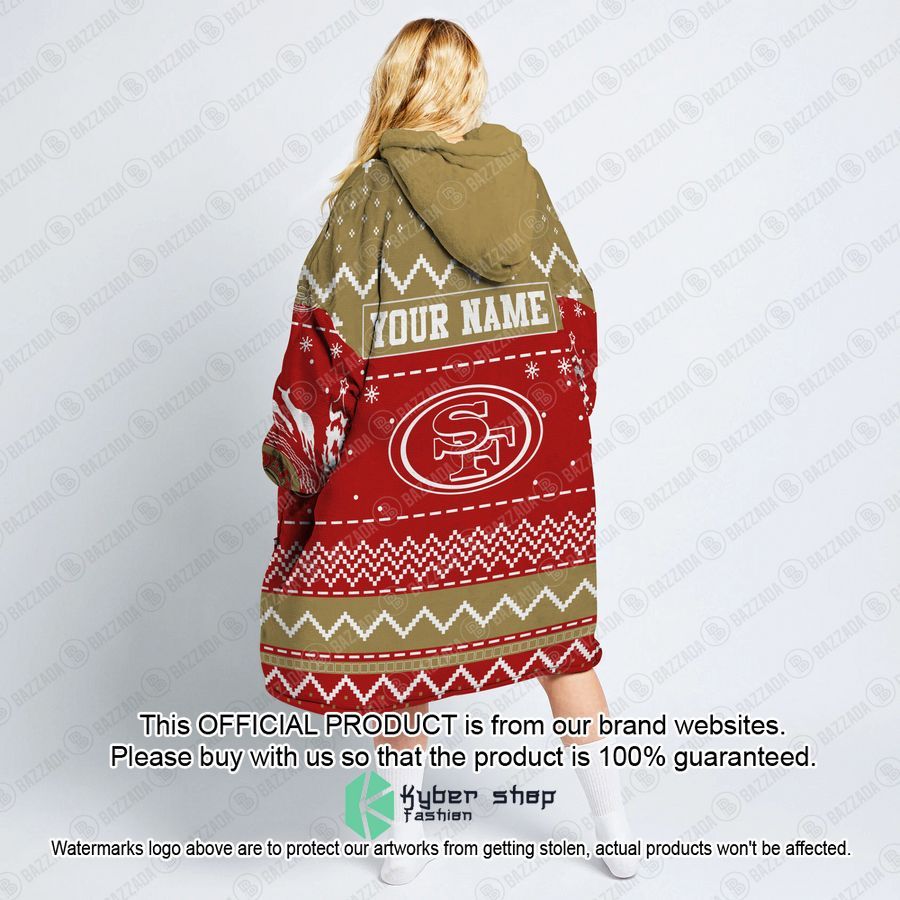 Personalized Xmas San Francisco 49ers Oodie Blanket Hoodie 5 Personalized Xmas San Francisco 49ers Oodie Blanket Hoodie word3