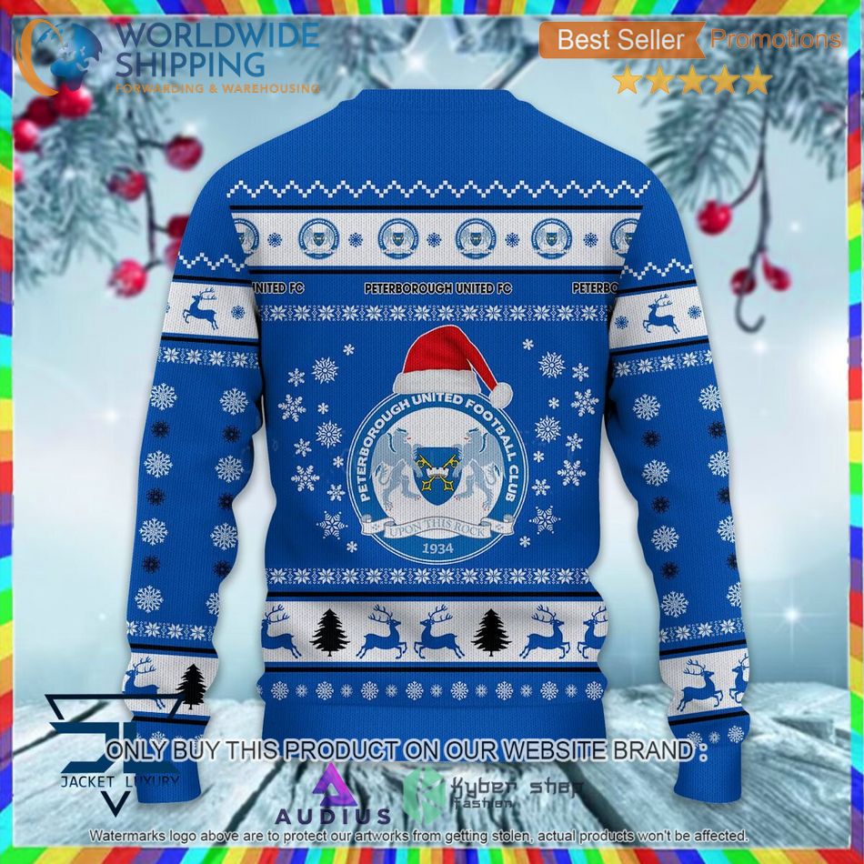 Peterborough United F.C EFL Ugly Christmas Sweater 3 peterborough united f c efl ugly christmas sweater 3 26057
