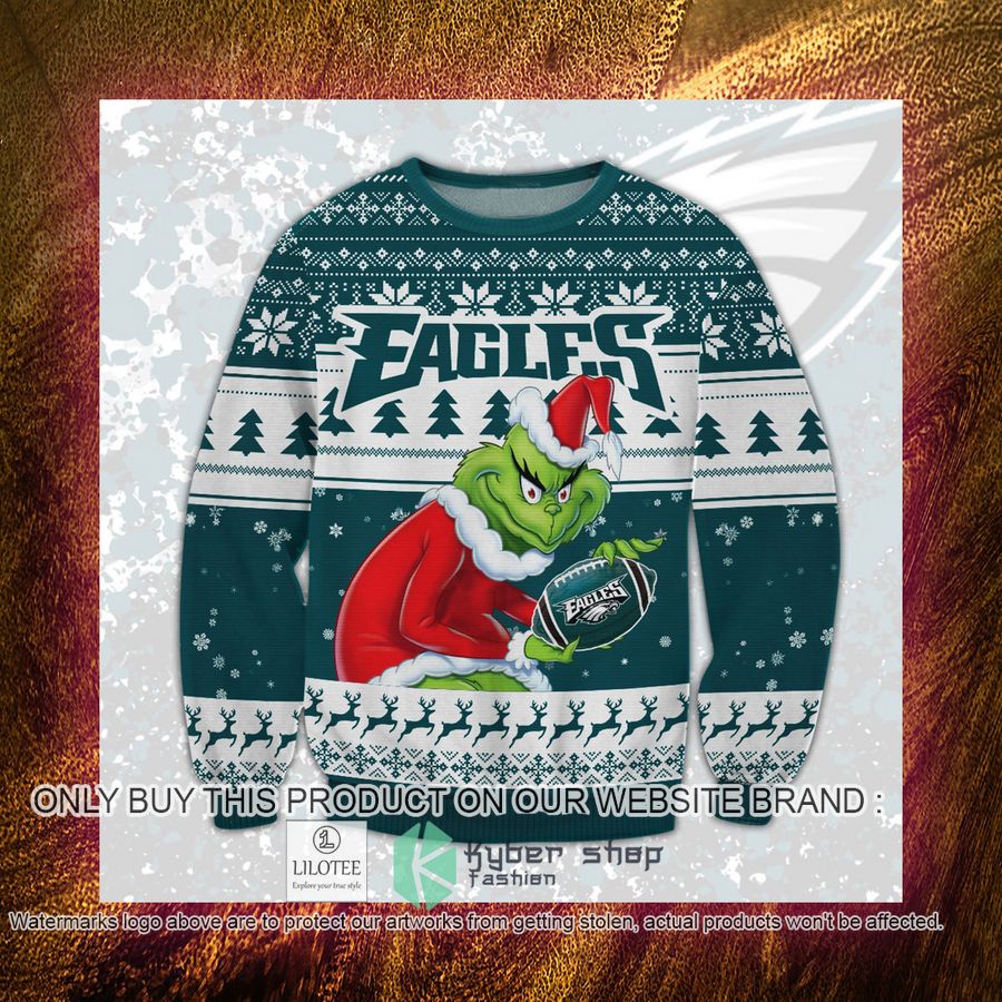 Philadelphia Eagles Grinch Christmas Sweater, Sweatshirt 4 philadelphia eagles grinch christmas sweater sweatshirt 4 36090