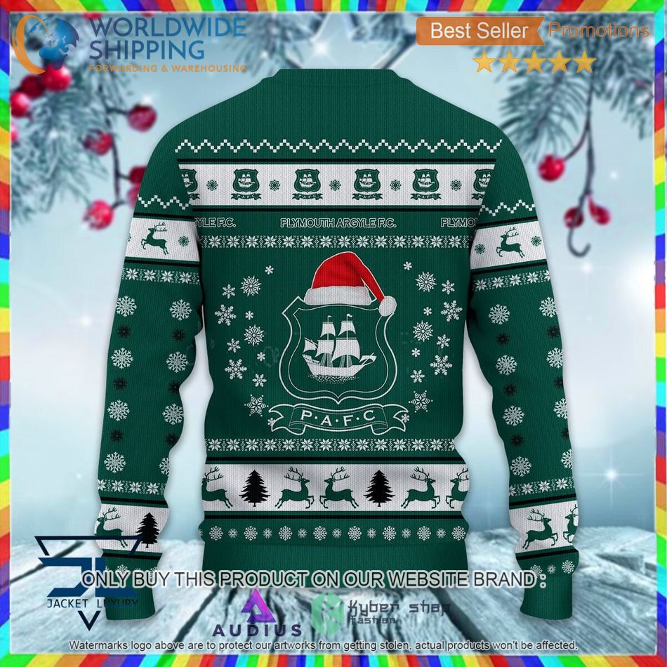 Plymouth Argyle F.C EFL Ugly Christmas Sweater 3 plymouth argyle f c efl ugly christmas sweater 3 21666