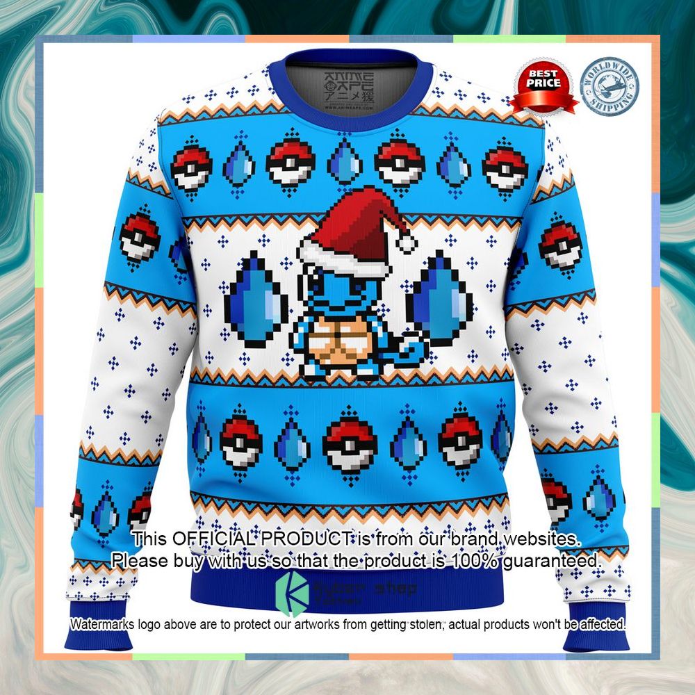 Pokemon Squirtle Sweater Christmas 3