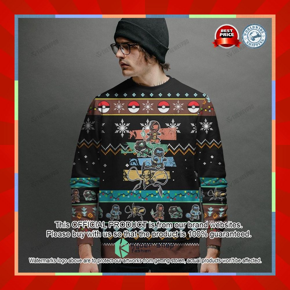 Pokemon Teenage Mutant Ninja Turtles Christmas Sweater 8 Pokemon Teenage Mutant Ninja Turtles Christmas Sweater word2