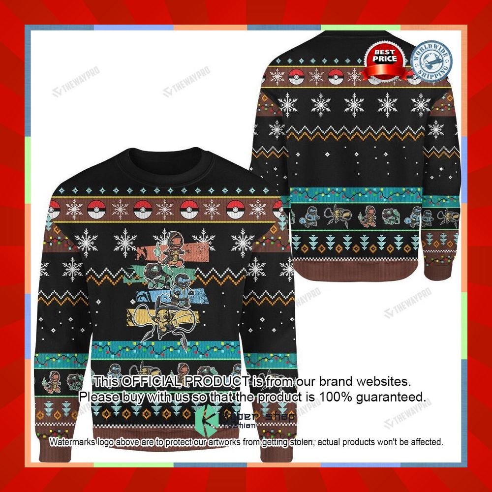 Pokemon Teenage Mutant Ninja Turtles Christmas Sweater 12 Pokemon Teenage Mutant Ninja Turtles Christmas Sweater word2