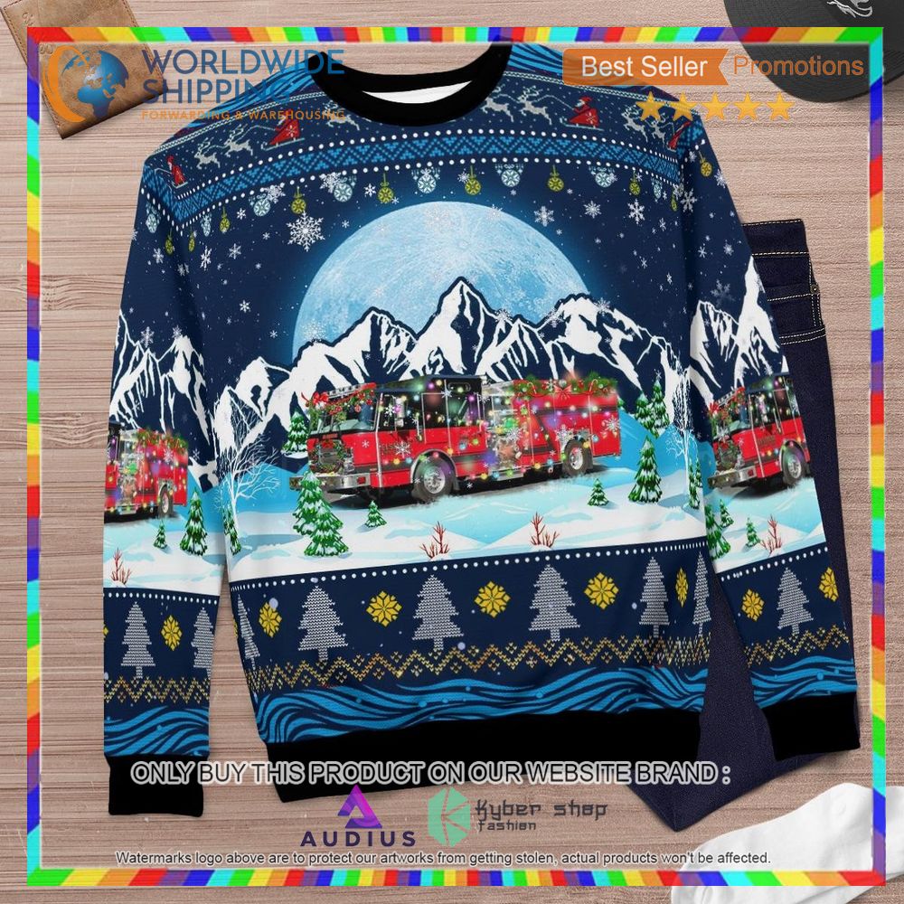 Portsmouth Ohio Portsmouth Fire Department Ugly Christmas Sweater 6 portsmouth ohio portsmouth fire department ugly christmas sweater 6 56921