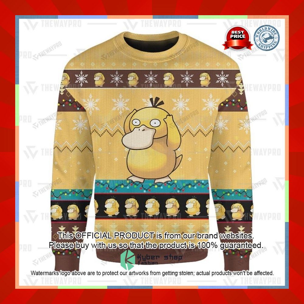 Psyduck Christmas Sweater 11 Psyduck Christmas Sweater word1