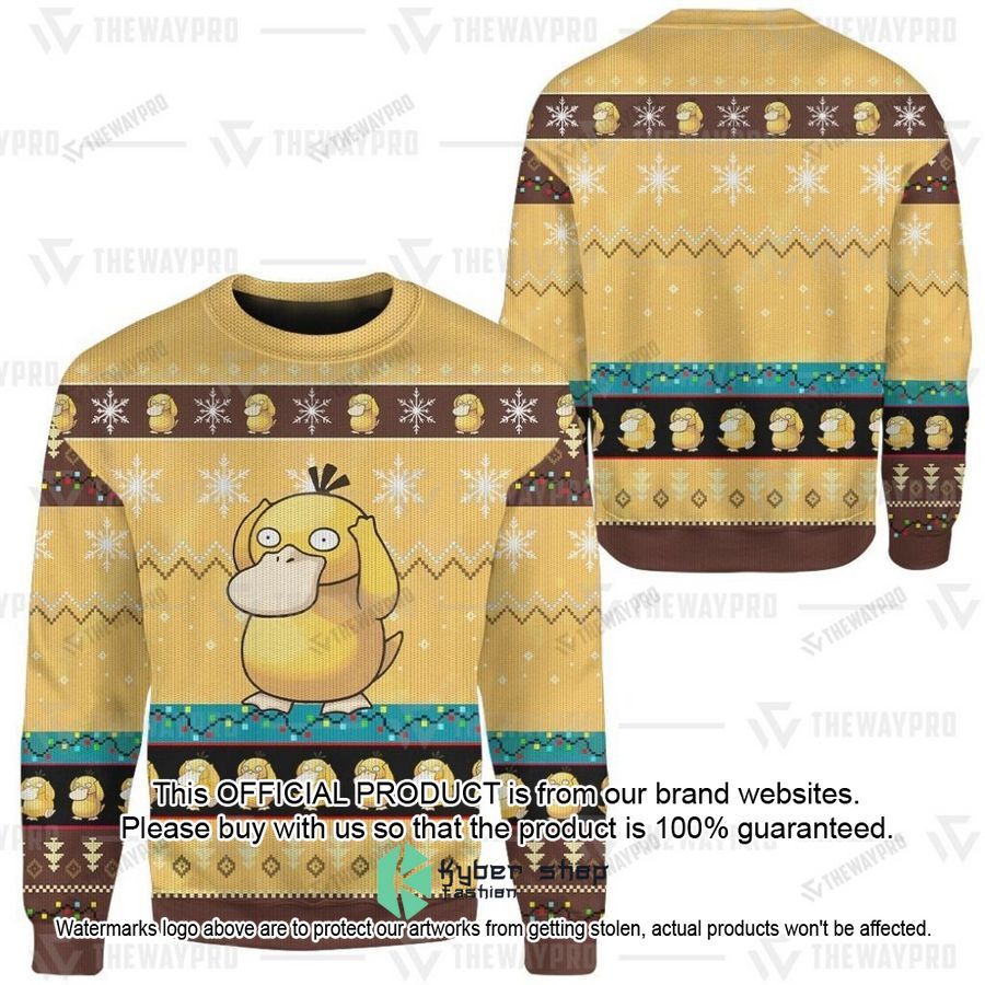 Psyduck Christmas Sweater 6 Psyduck Christmas Sweater word1