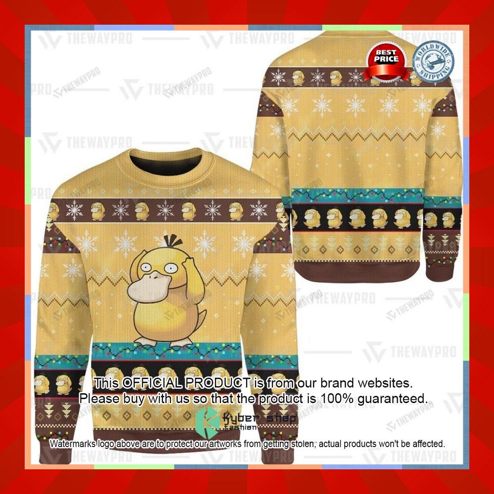 Psyduck Christmas Sweater 12 Psyduck Christmas Sweater word1
