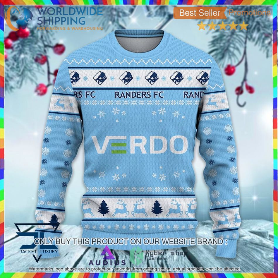 randers fc super league danish 1st division ugly sweater 2 23340