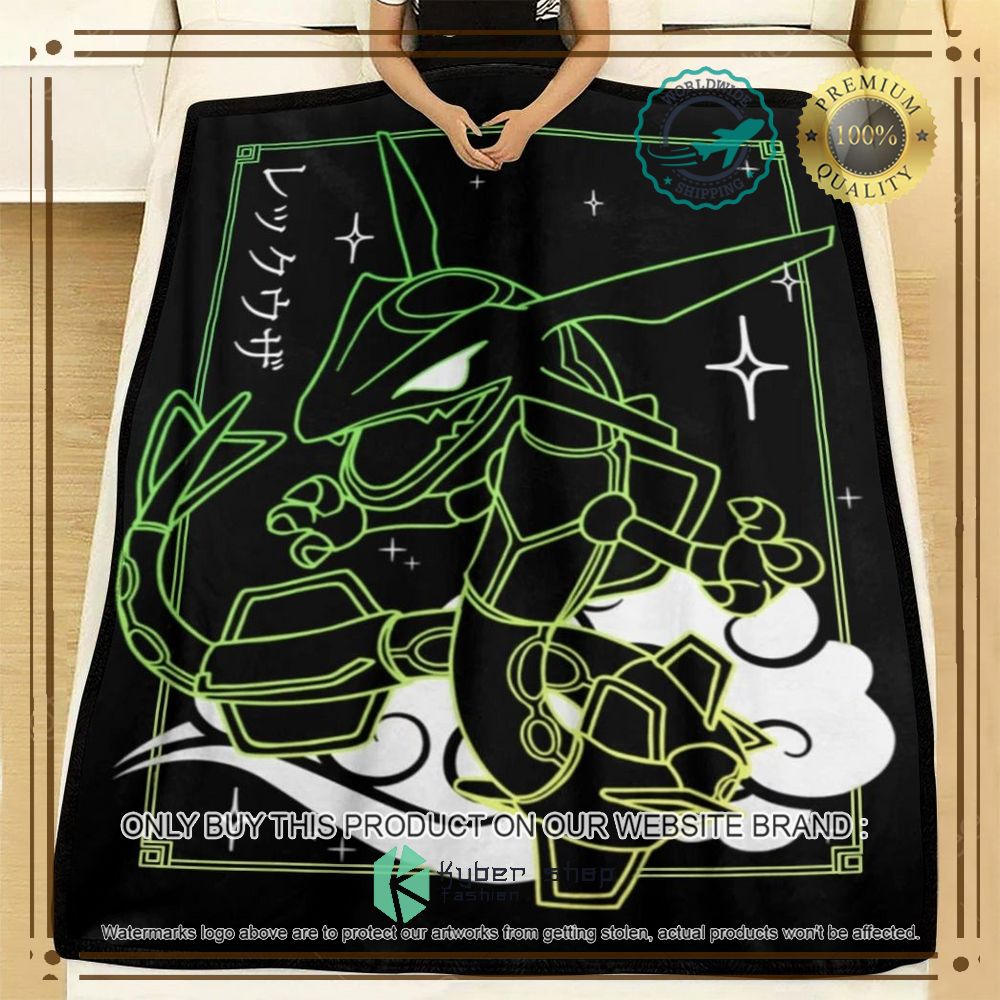 Rayquaza Anime Pokemon Blanket 3 rayquaza anime pokemon blanket 3 72047