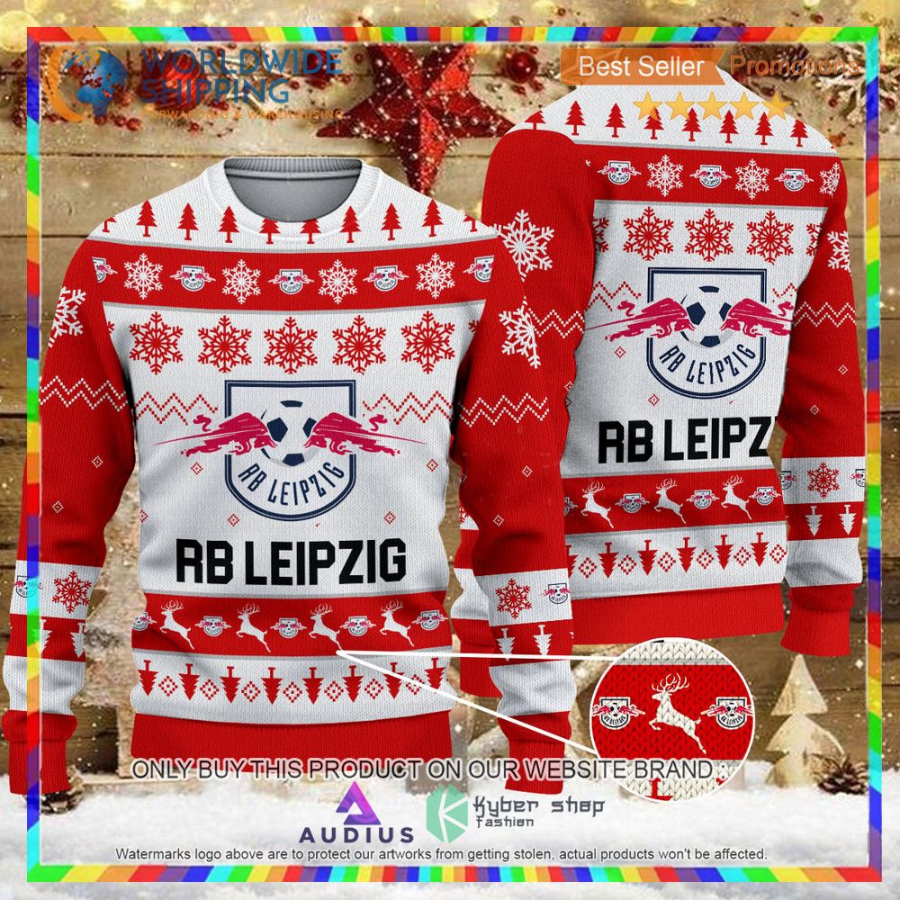 rb leipzig white red ugly christmas sweater 1 90402