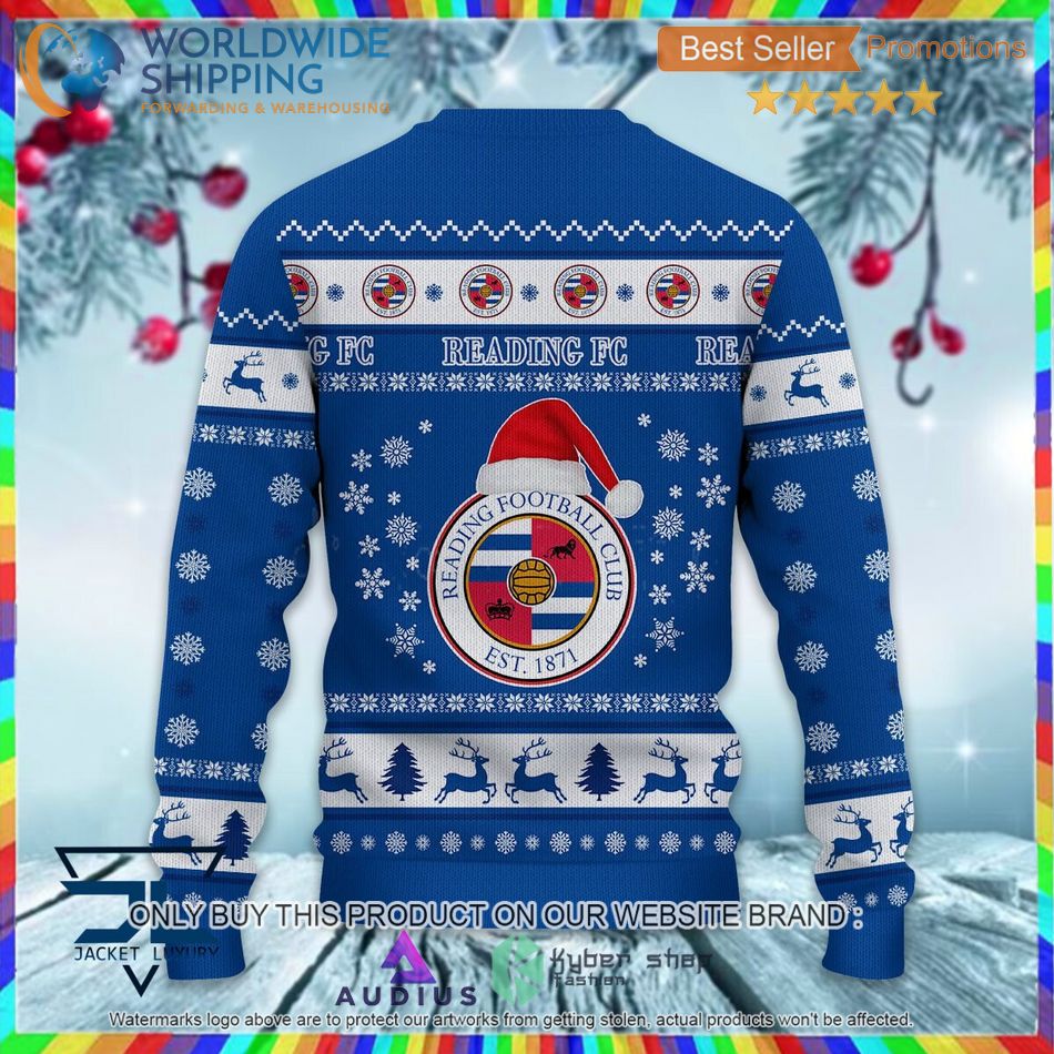 Reading F.C EFL Ugly Christmas Sweater 3 reading f c efl ugly christmas sweater 3 48077