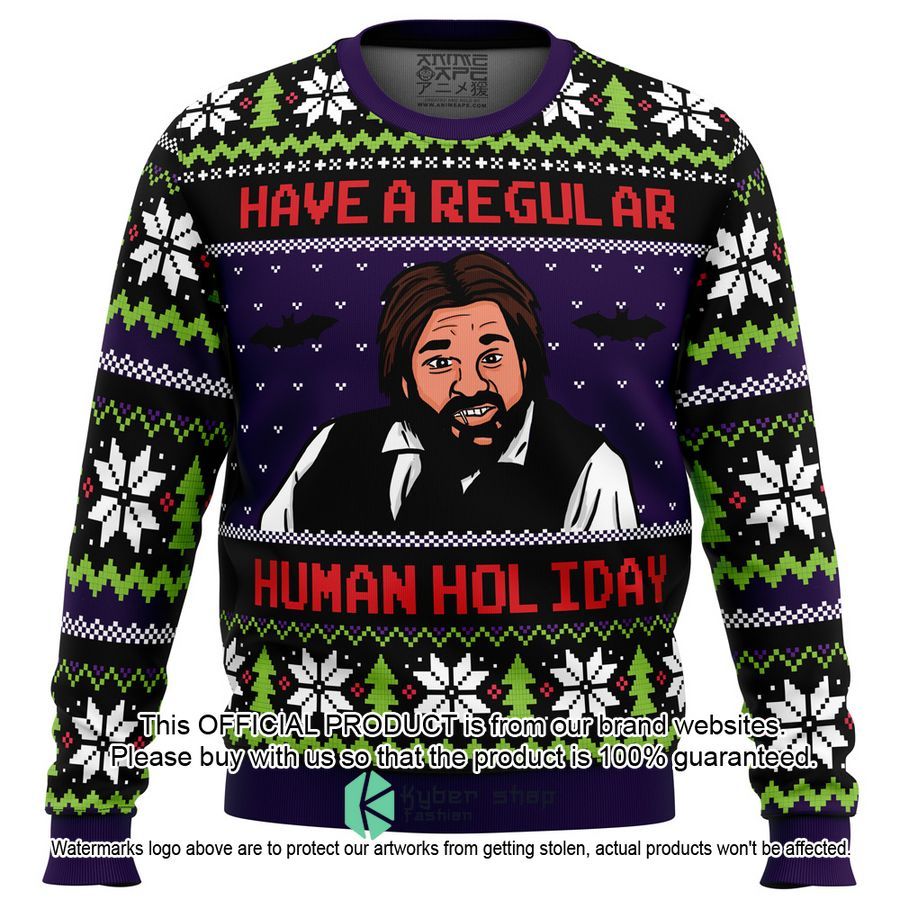 Regular Human Holiday What We Do In The Shadows Christmas Sweater