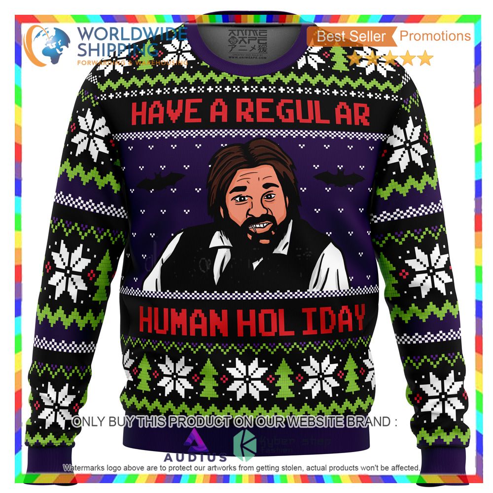 regular human holiday what we do in the shadows ugly christmas sweater 2 29180