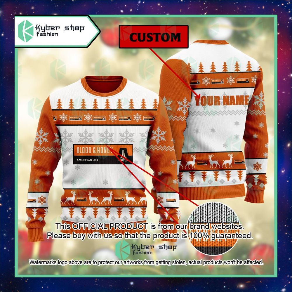 Personalized Revolver Brewing Blood and Honey Christmas Sweater 6 Personalized Revolver Brewing Blood and Honey Christmas Sweater word1