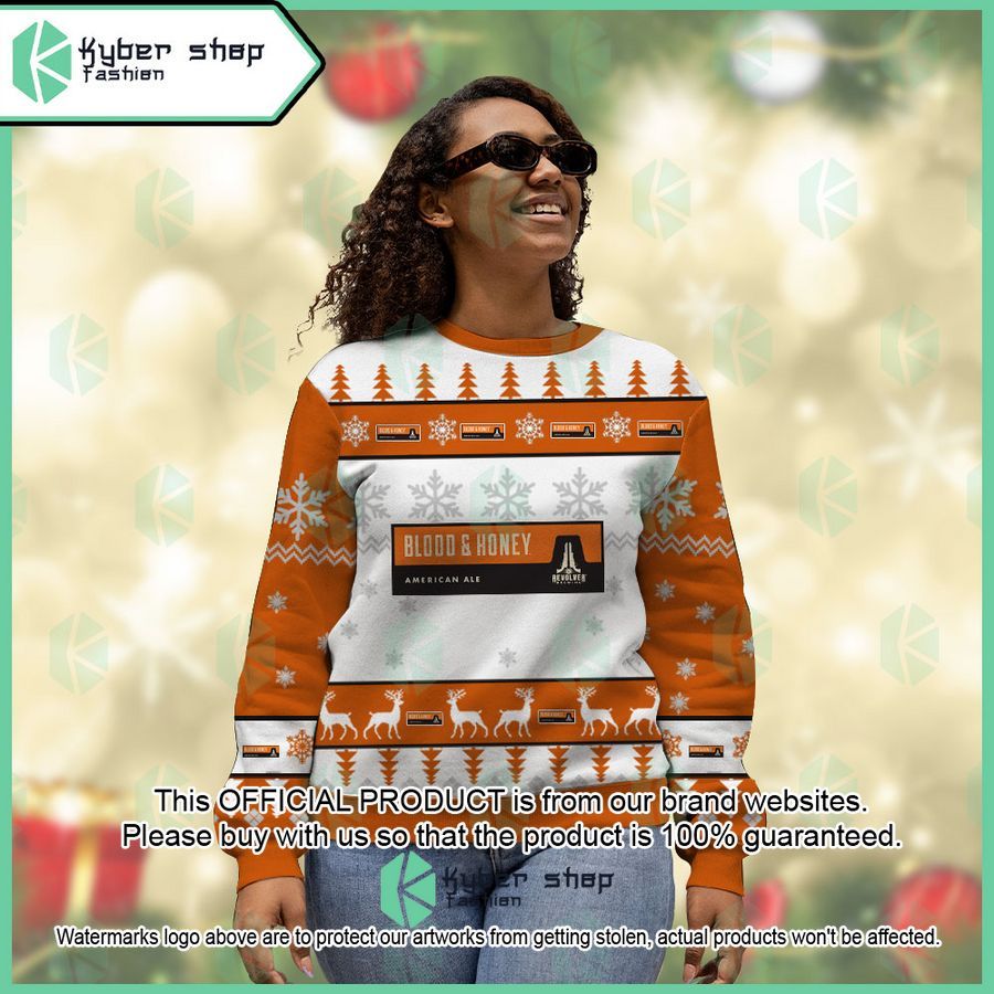 Personalized Revolver Brewing Blood and Honey Christmas Sweater 4 Personalized Revolver Brewing Blood and Honey Christmas Sweater word1