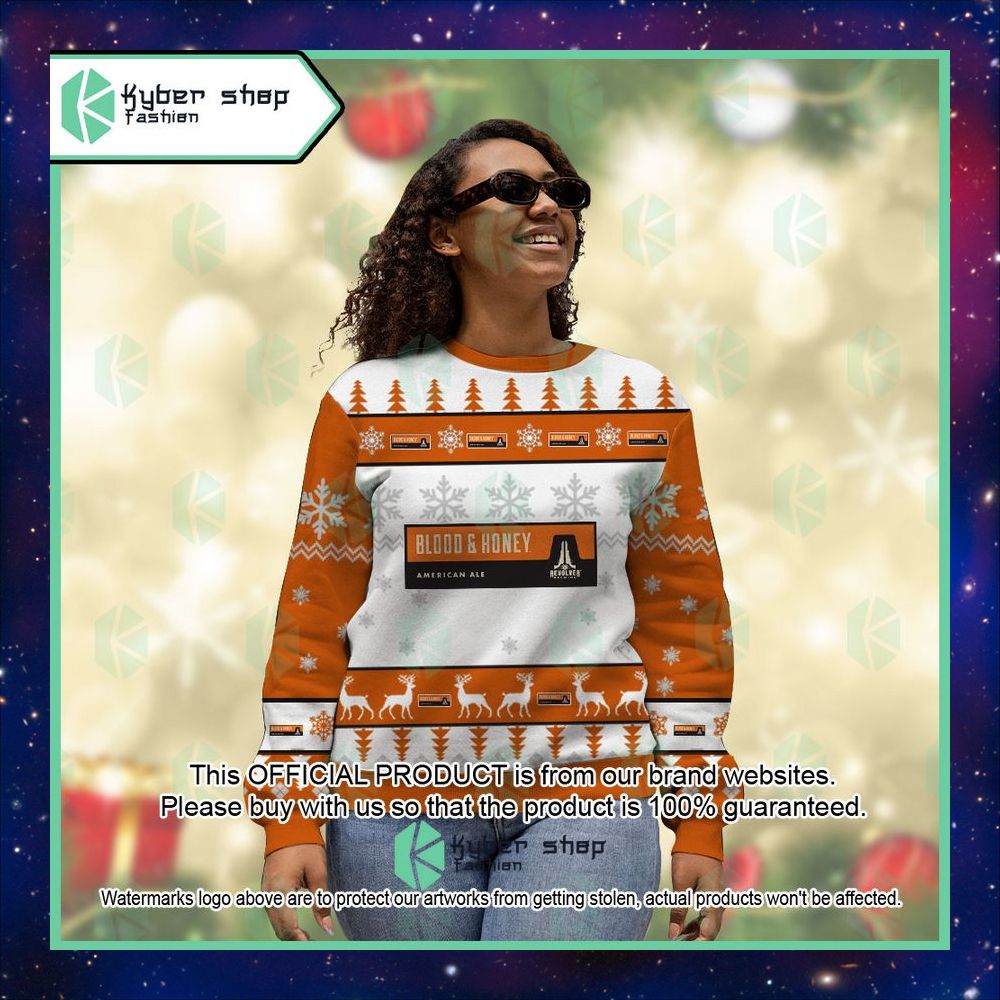 Personalized Revolver Brewing Blood and Honey Christmas Sweater 9 Personalized Revolver Brewing Blood and Honey Christmas Sweater word1