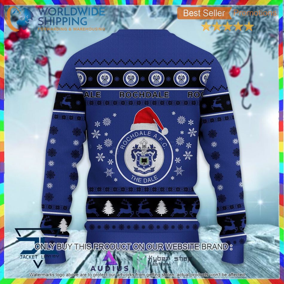 Rochdale AFC EFL Ugly Christmas Sweater 3 rochdale afc efl ugly christmas sweater 3 57344