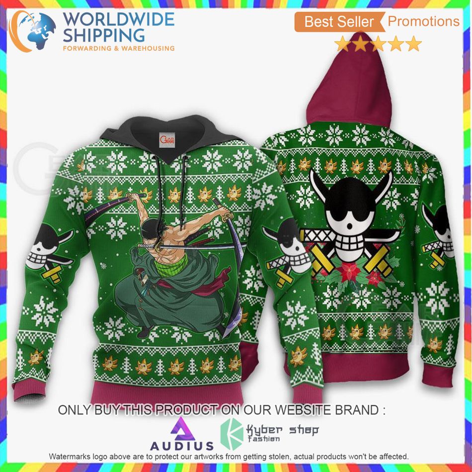 Roronoa Zoro Swords One Piece Anime Sweater, Hoodie 3 roronoa zoro swords one piece anime sweater hoodie 3 56425
