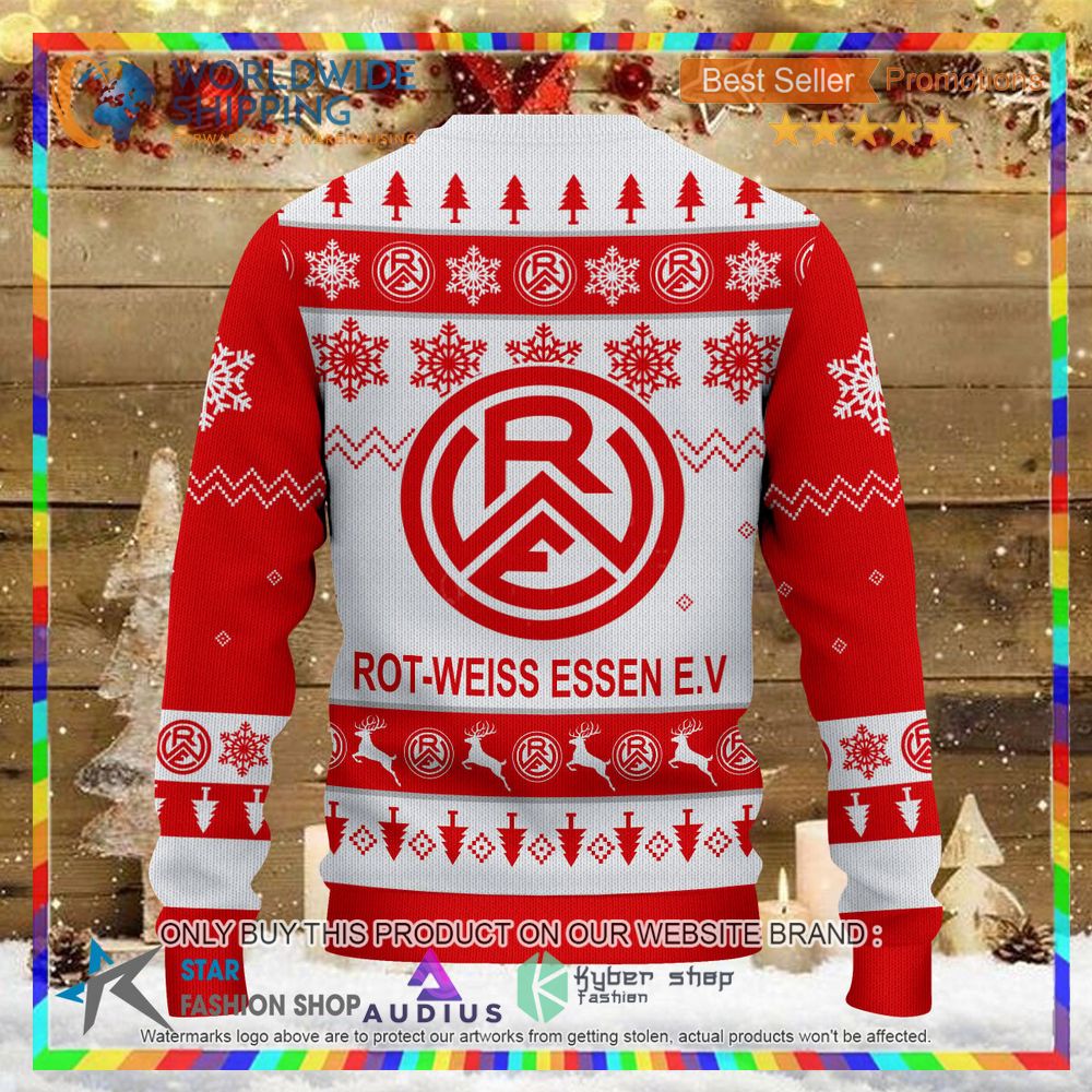 Rot-Weiss Essen e.V white red Ugly Christmas Sweater 3 rot weiss essen e v white red ugly christmas sweater 3 48447