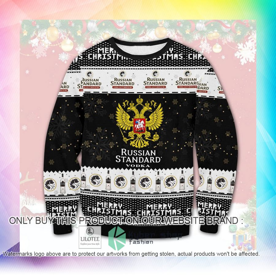 russia standard vodka christmas sweater sweatshirt 2 27809