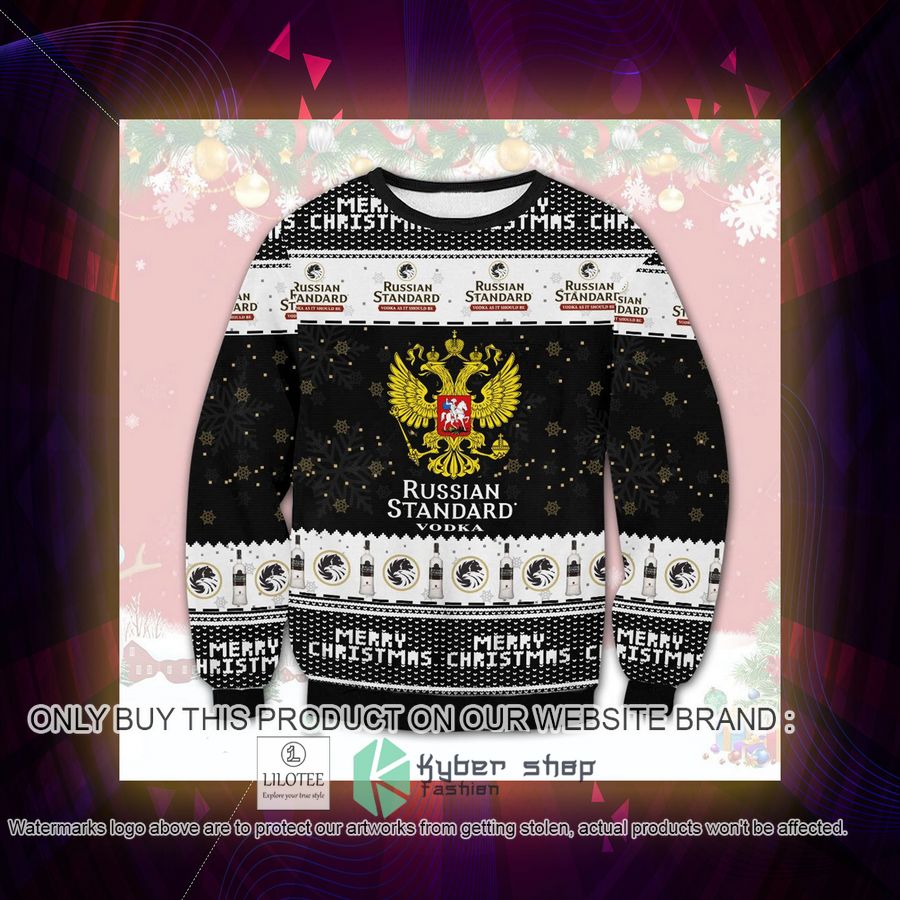 Russia Standard Vodka Christmas Sweater, Sweatshirt 3 russia standard vodka christmas sweater sweatshirt 3 5738