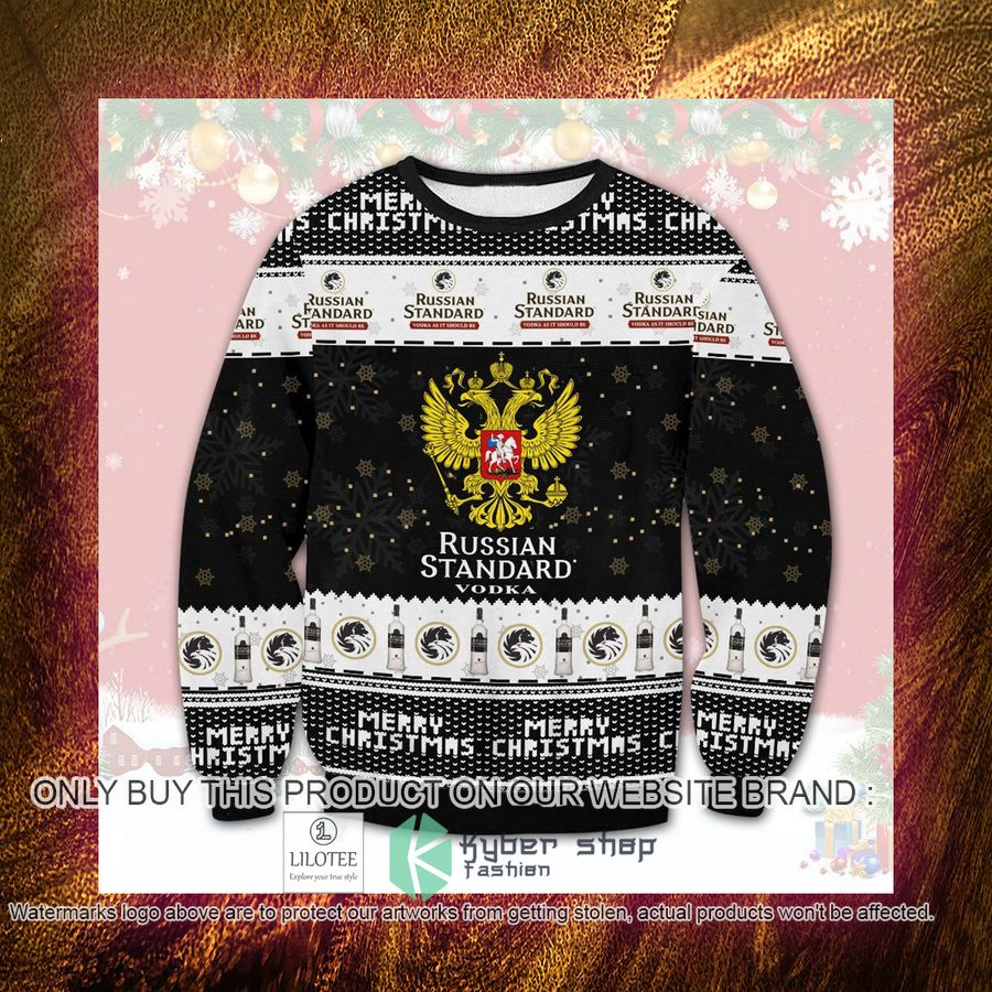 Russia Standard Vodka Christmas Sweater, Sweatshirt 4 russia standard vodka christmas sweater sweatshirt 4 40102