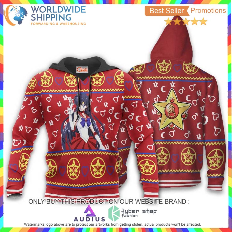 Sailor Mars Sailor Moon Anime Sweater, Hoodie 3 sailor mars sailor moon anime sweater hoodie 3 38772