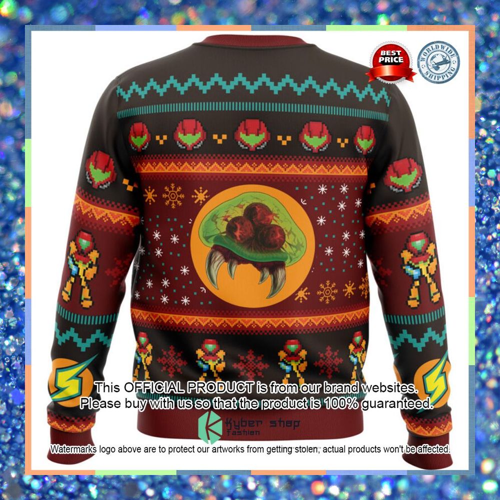 Samus Metroid Christmas Sweater 11