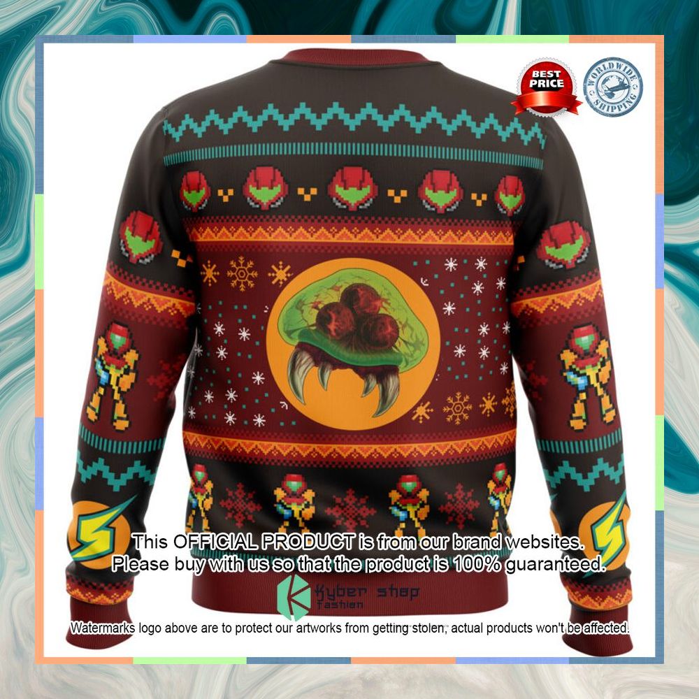 Samus Metroid Christmas Sweater 9