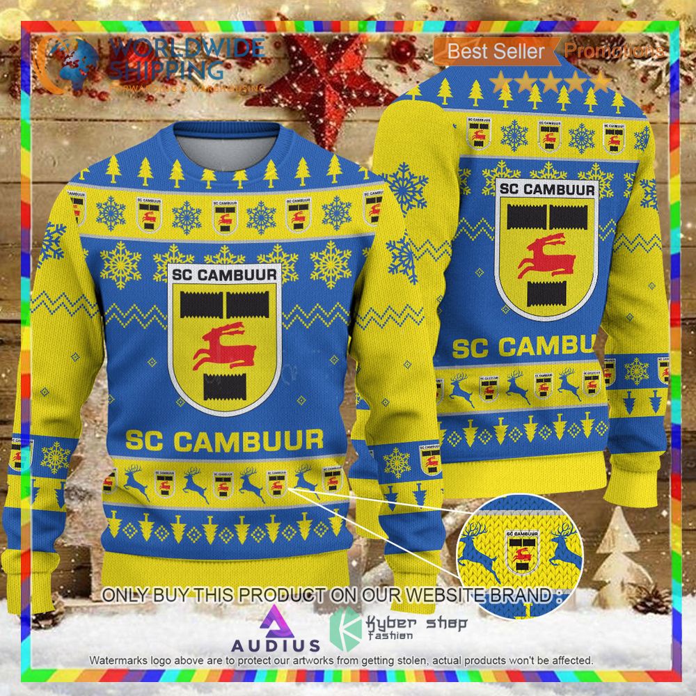 sc cambuur ugly christmas sweater 1 86071