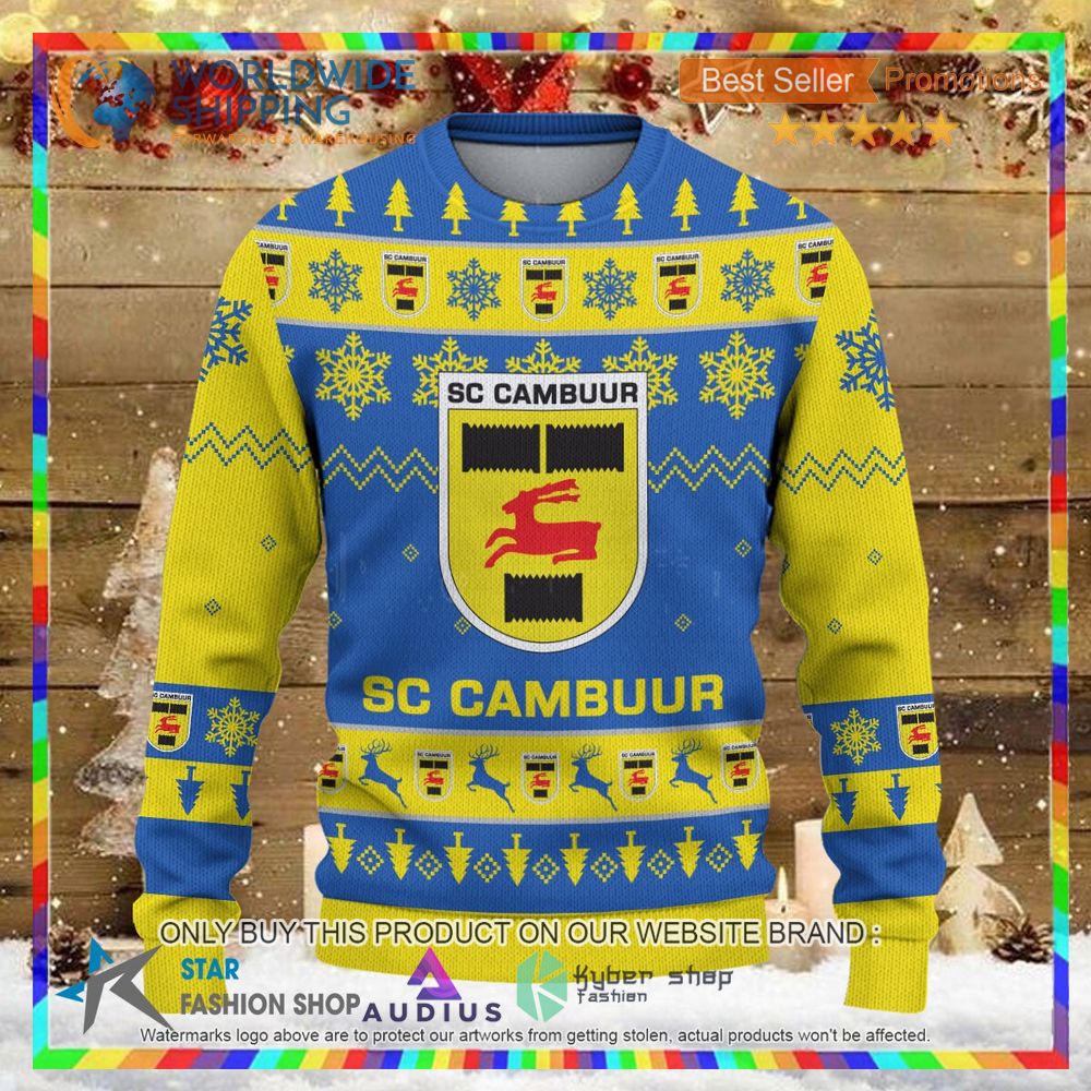 sc cambuur ugly christmas sweater 2 8513