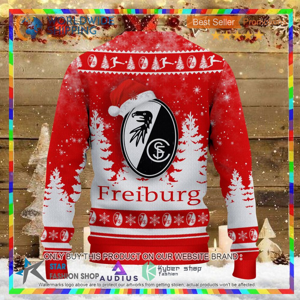 SC Freiburg red Ugly Christmas Sweater 3 sc freiburg red ugly christmas sweater 3 60490