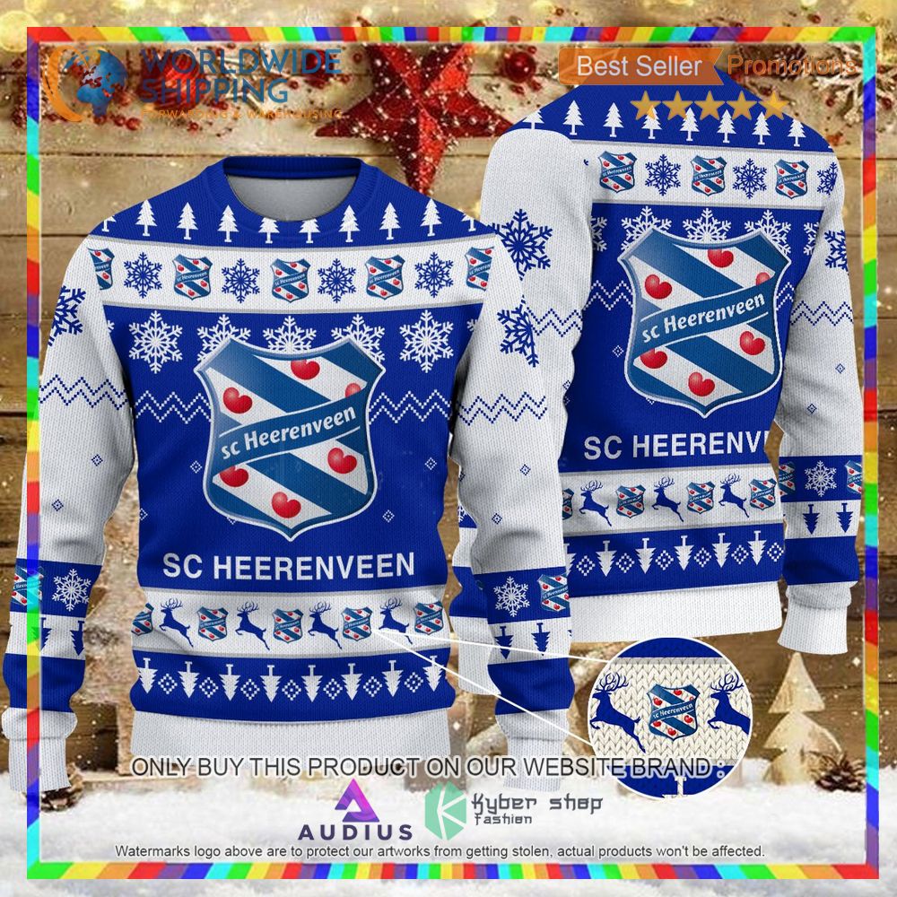 sc heerenveen ugly christmas sweater 1 35338