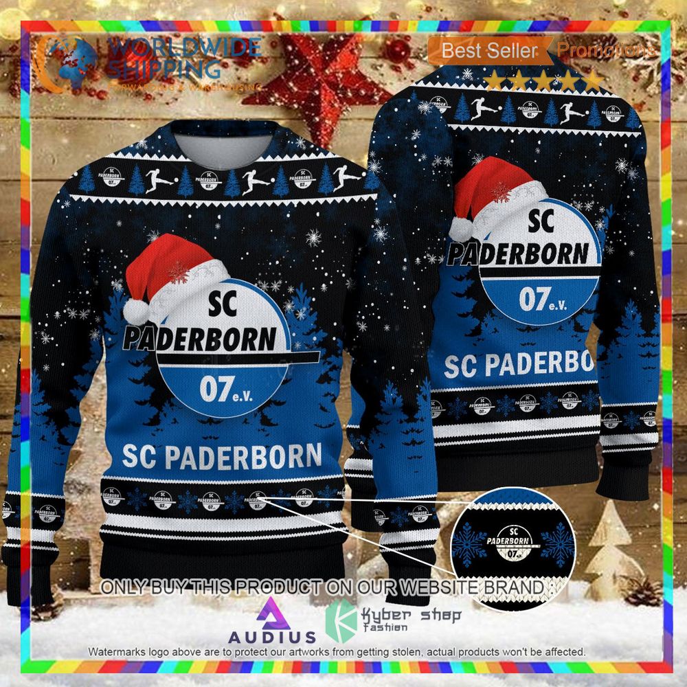 sc paderborn ugly christmas sweater 1 43962