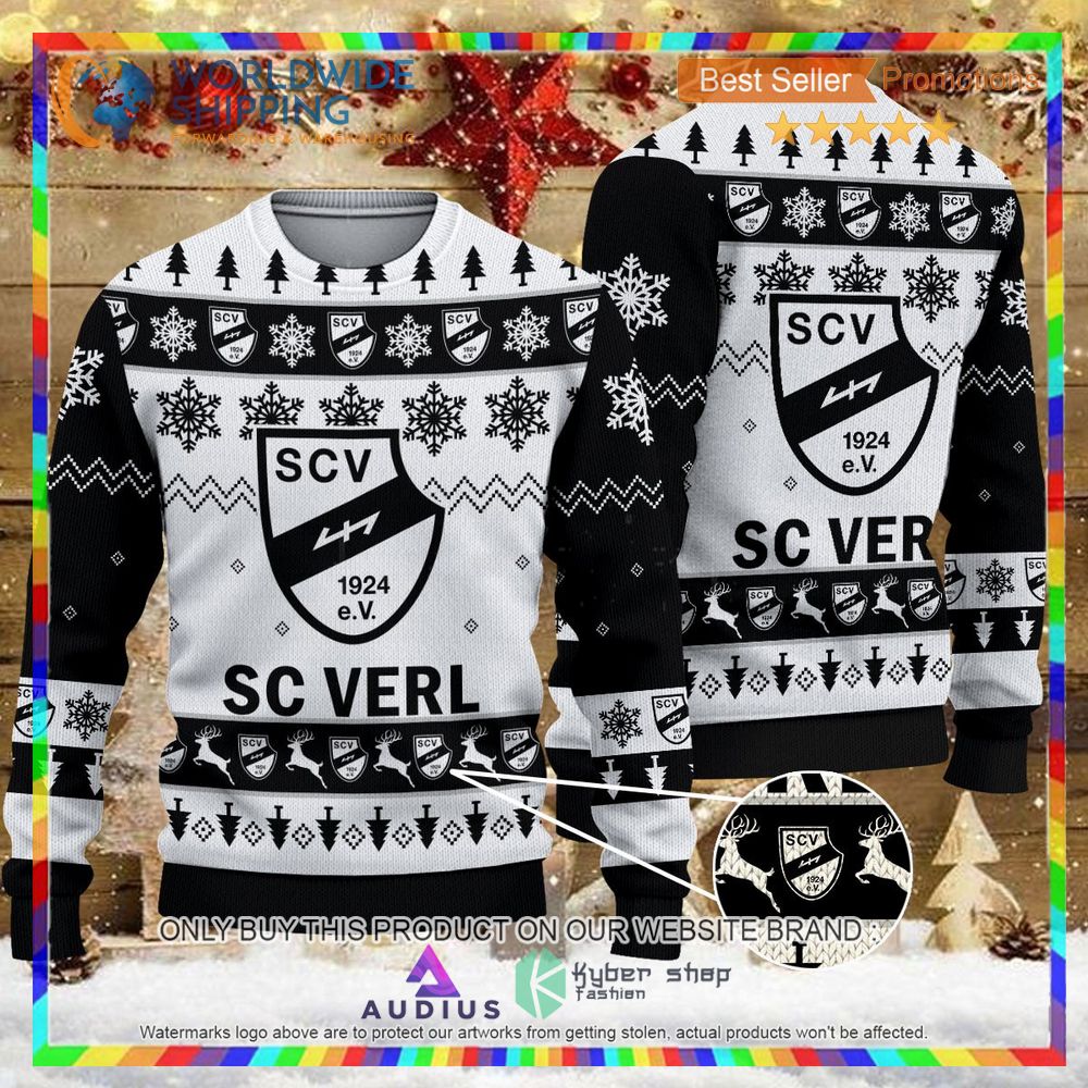 sc verl white black ugly christmas sweater 1 36669