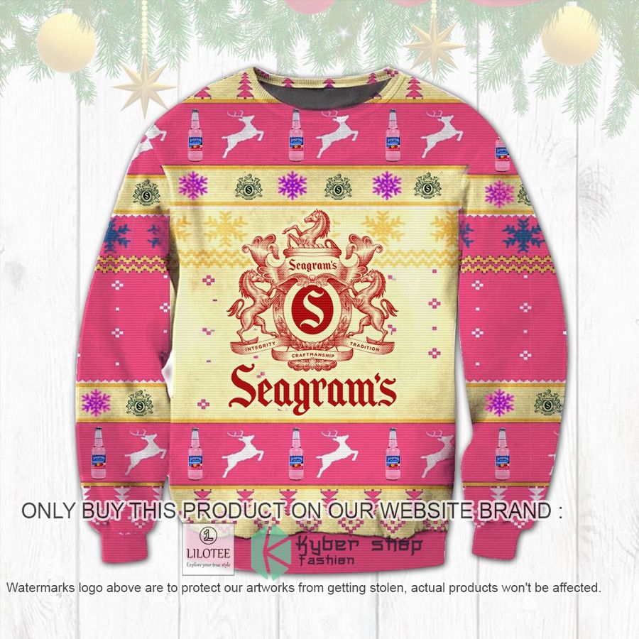 seagrams christmas sweater sweatshirt 1 32116