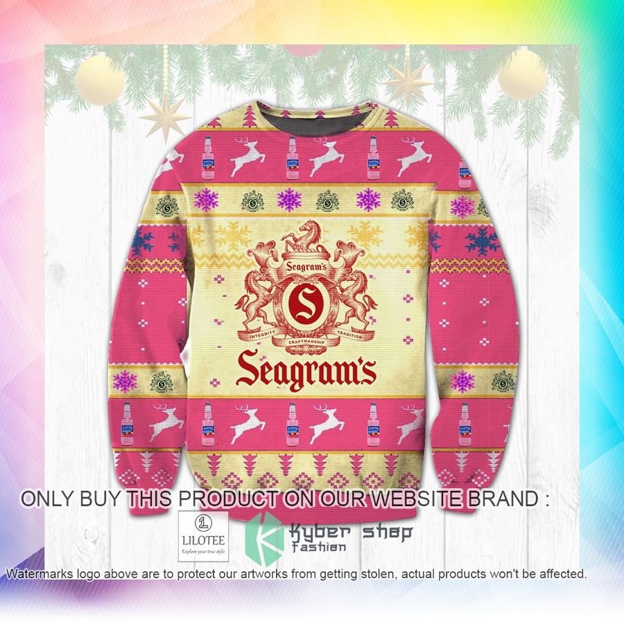 seagrams christmas sweater sweatshirt 2 65186