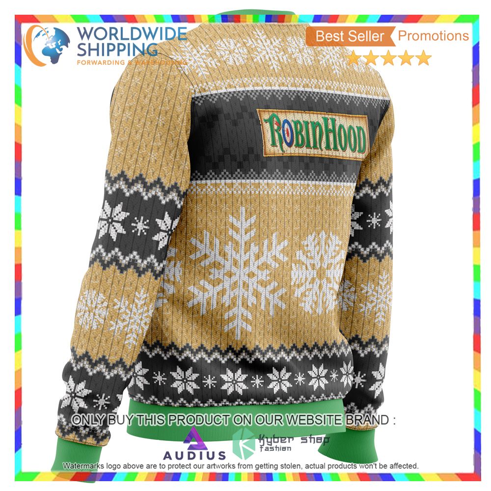 Share Your Blessings Robin Hood Disney Ugly Christmas Sweater 4 share your blessings robin hood disney ugly christmas sweater 4 11725