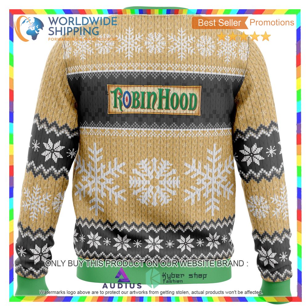 Share Your Blessings Robin Hood Disney Ugly Christmas Sweater 5 share your blessings robin hood disney ugly christmas sweater 5 10961
