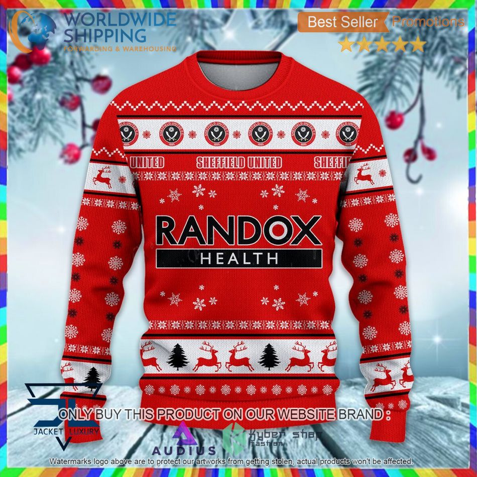 sheffield united f c efl ugly christmas sweater 2 20073