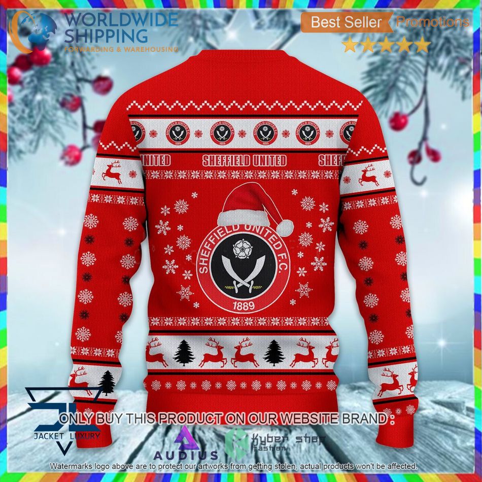 Sheffield United F.C EFL Ugly Christmas Sweater 3 sheffield united f c efl ugly christmas sweater 3 75129